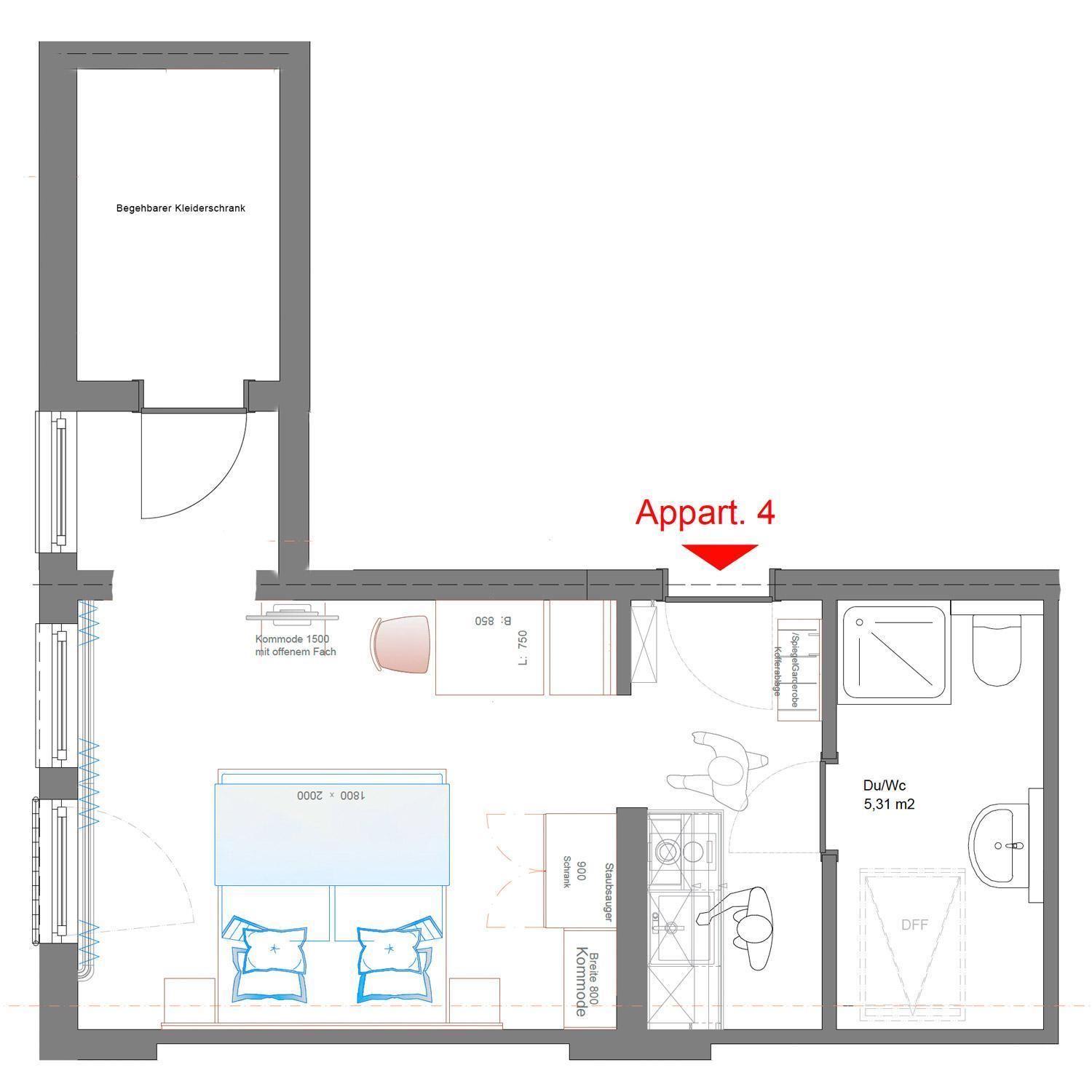 Hubertus Appartements Inzell Rum bild